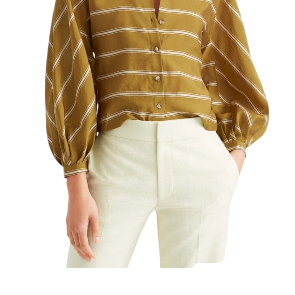 NWT Club Monaco Green‎ Peechie Top  Size XS